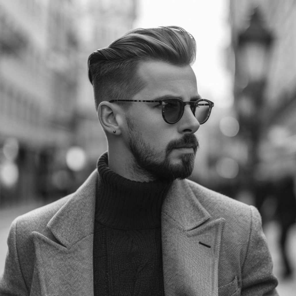 styled undercut haircut